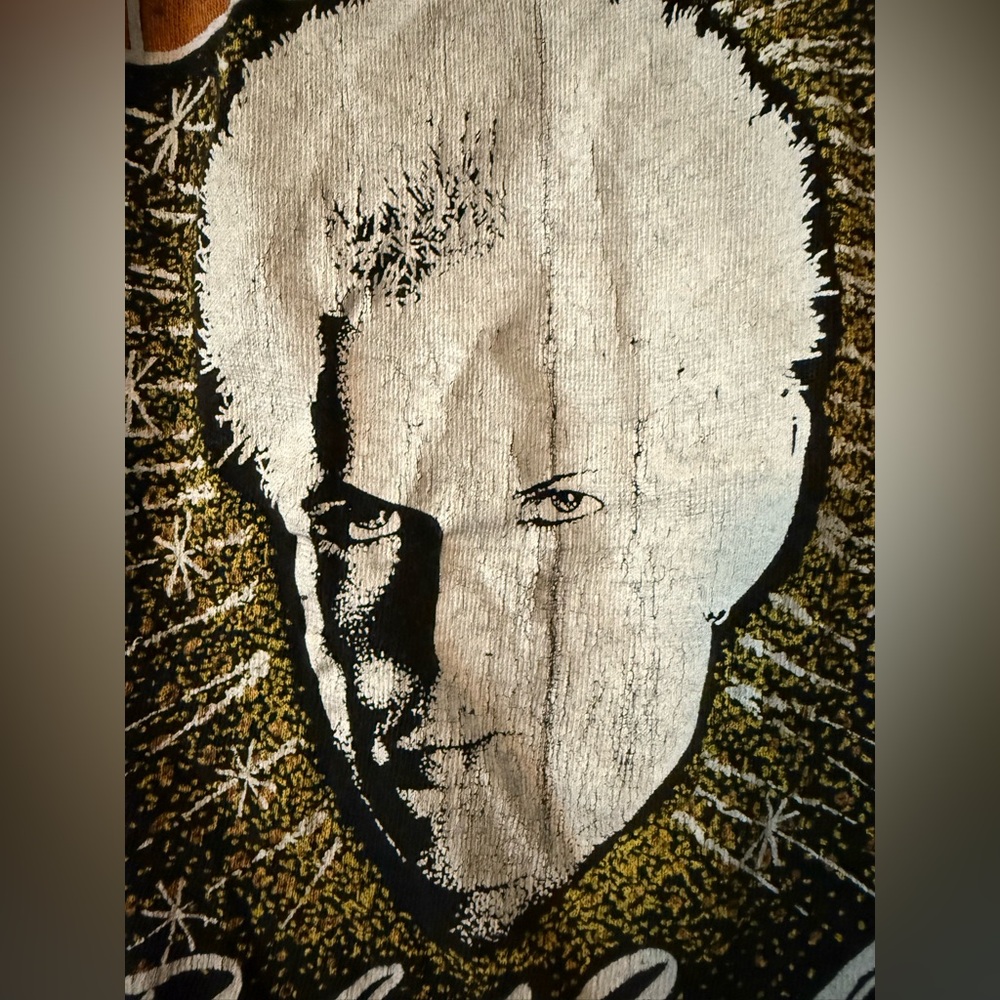 Vintage 80s Billy Idol Rebel Yell Black Graphic Tee - Picture 5 of 5